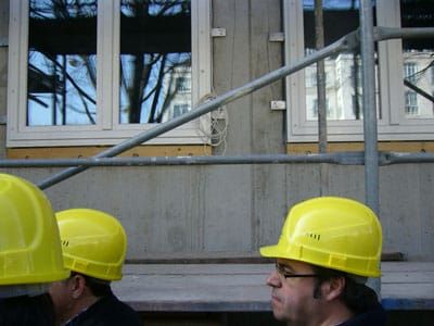 Viaje Passivhaus a Frankfurt del 16-18 de abril lores cascos amarillo