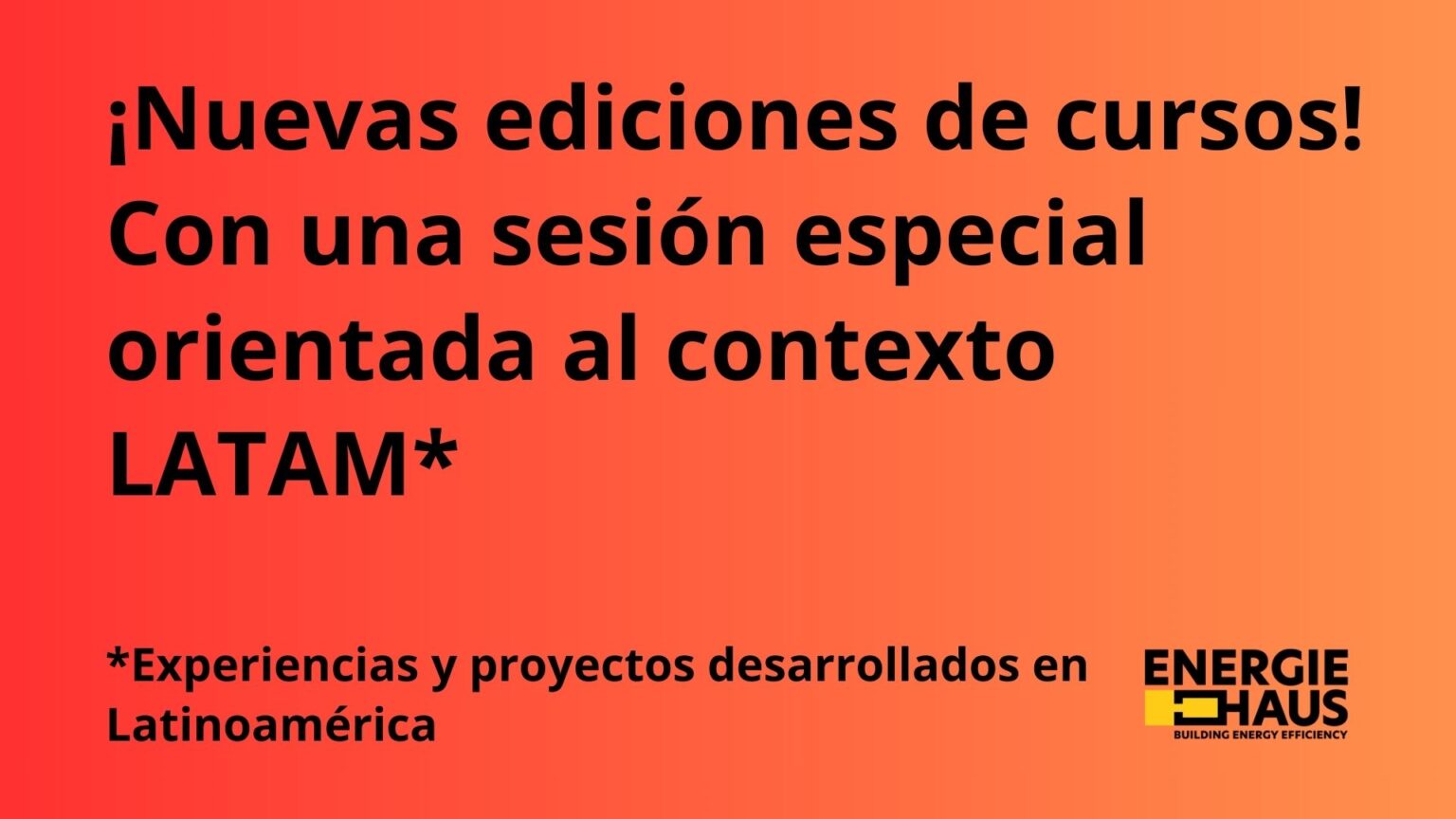 Energiehaus abre la línea Passivhaus LATAM
