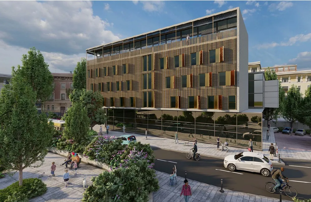 Asesoria de Eficiencia Energética en Edificios Render concurso lores
